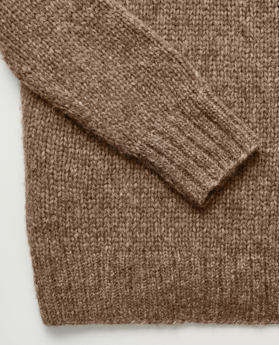 aiayu - Mechera Sweater, lama, Pure Brownie