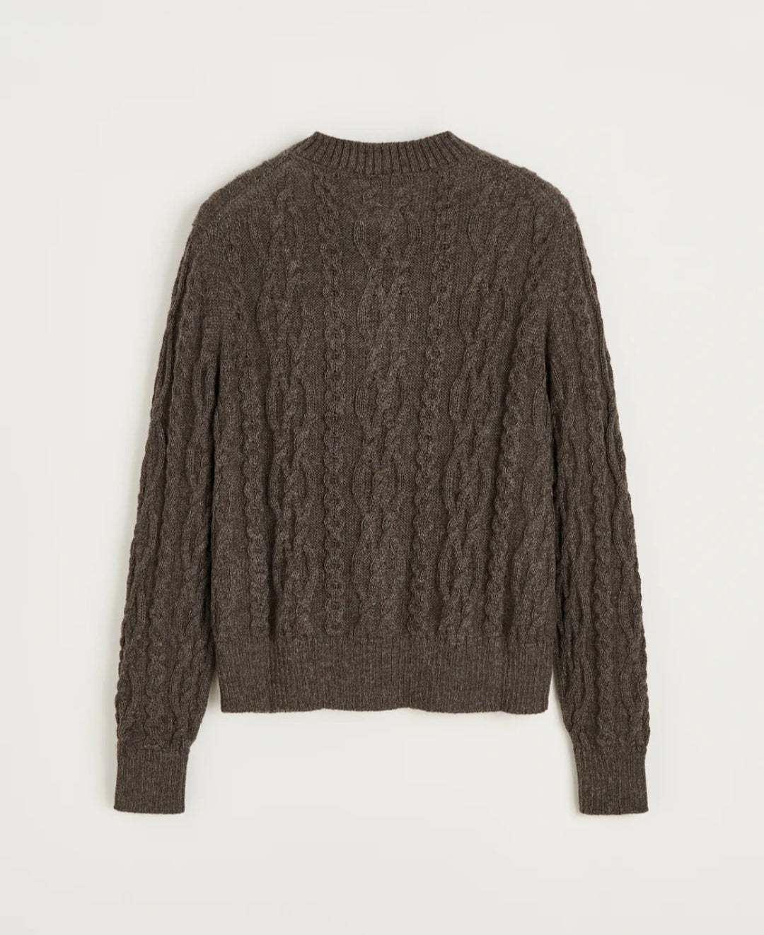 aiayu - Pala Cardigan, lama, Pure Smokey Brown