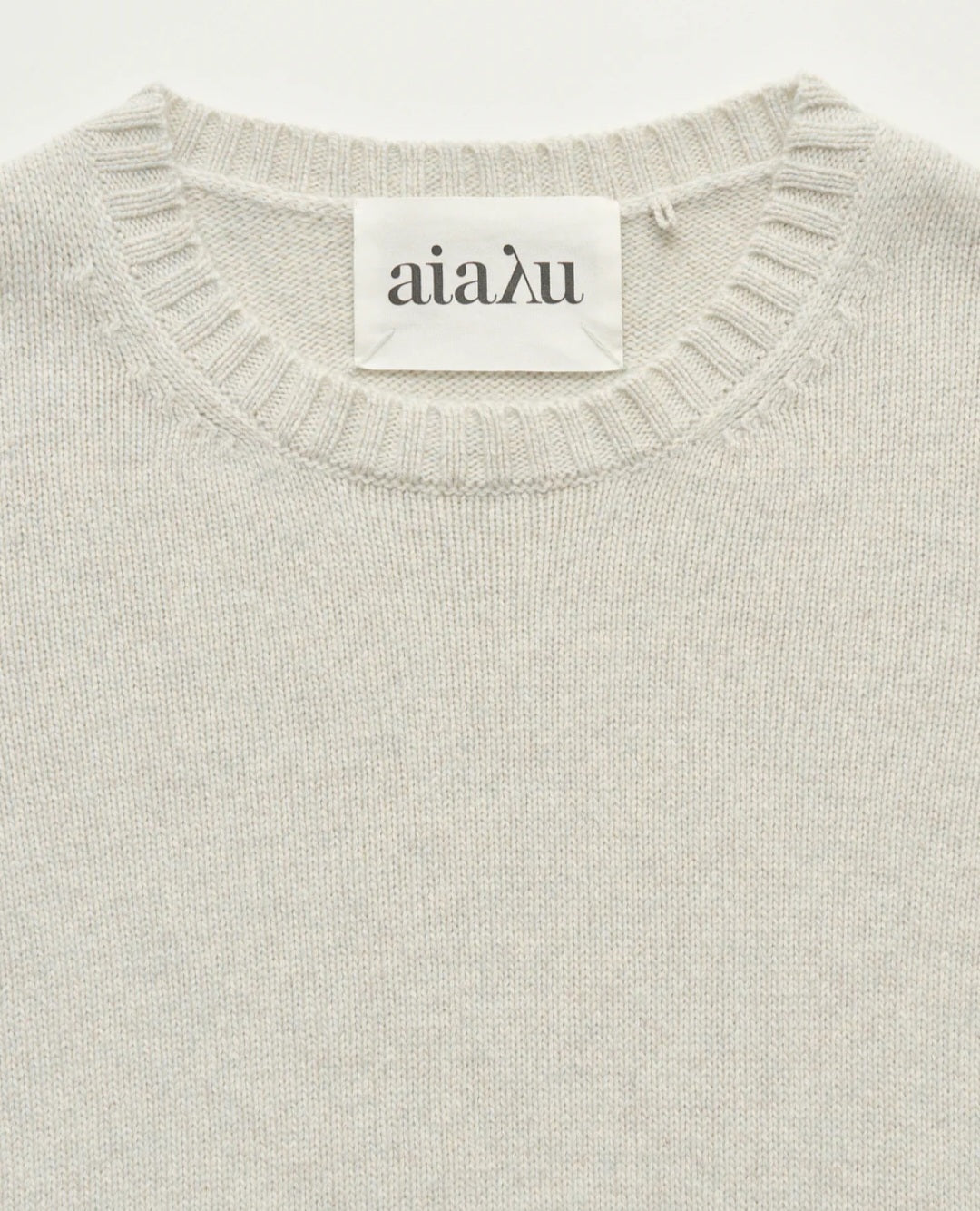 aiayu - Inga Sweater, cashmere, Dove Mouline