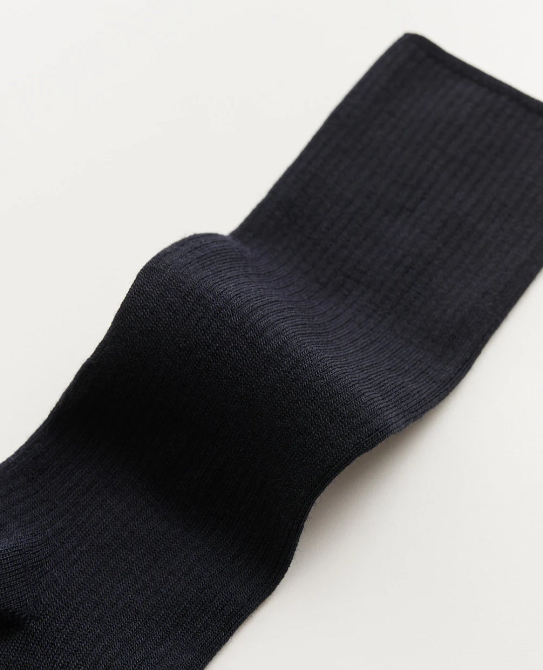 aiayu - Wool Rib Socks, Fås i 3 farver - Brown, Navy & Black