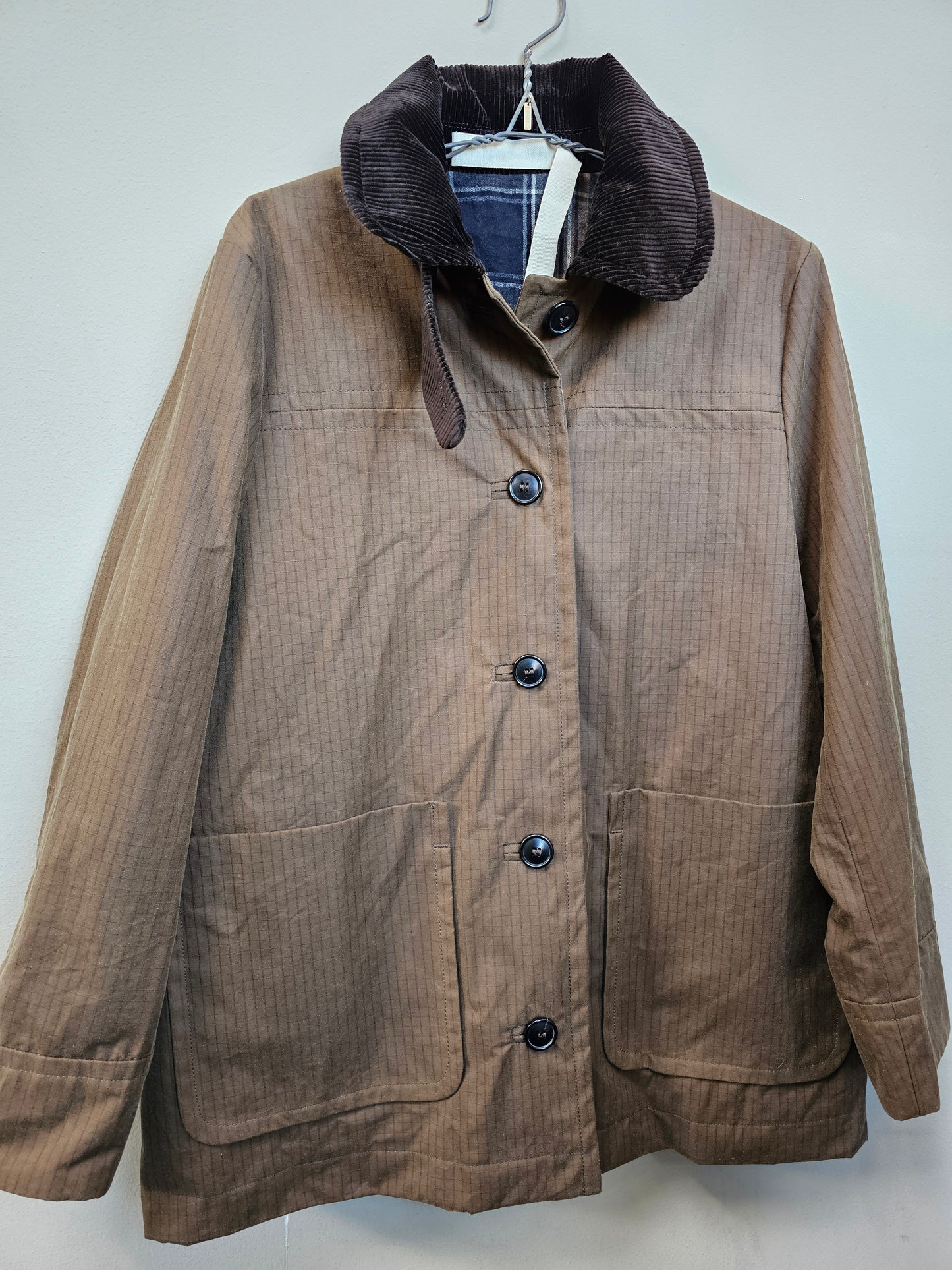 aiayu - Jamie Jacket Ripstop Oilskin Silkwax, Bark