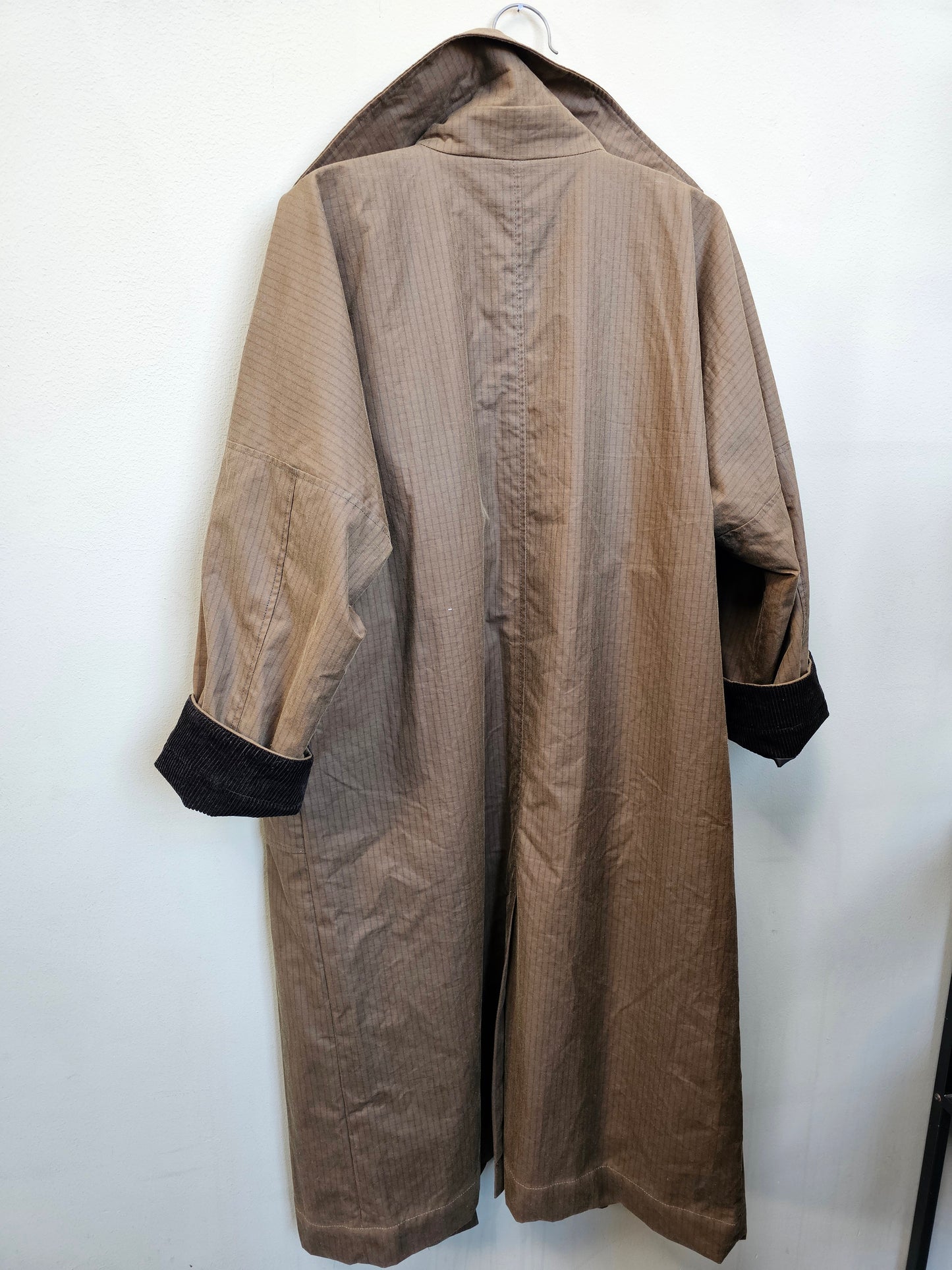 aiayu - Jay Coat Ripstop, Oilskin Silkwax, Bark