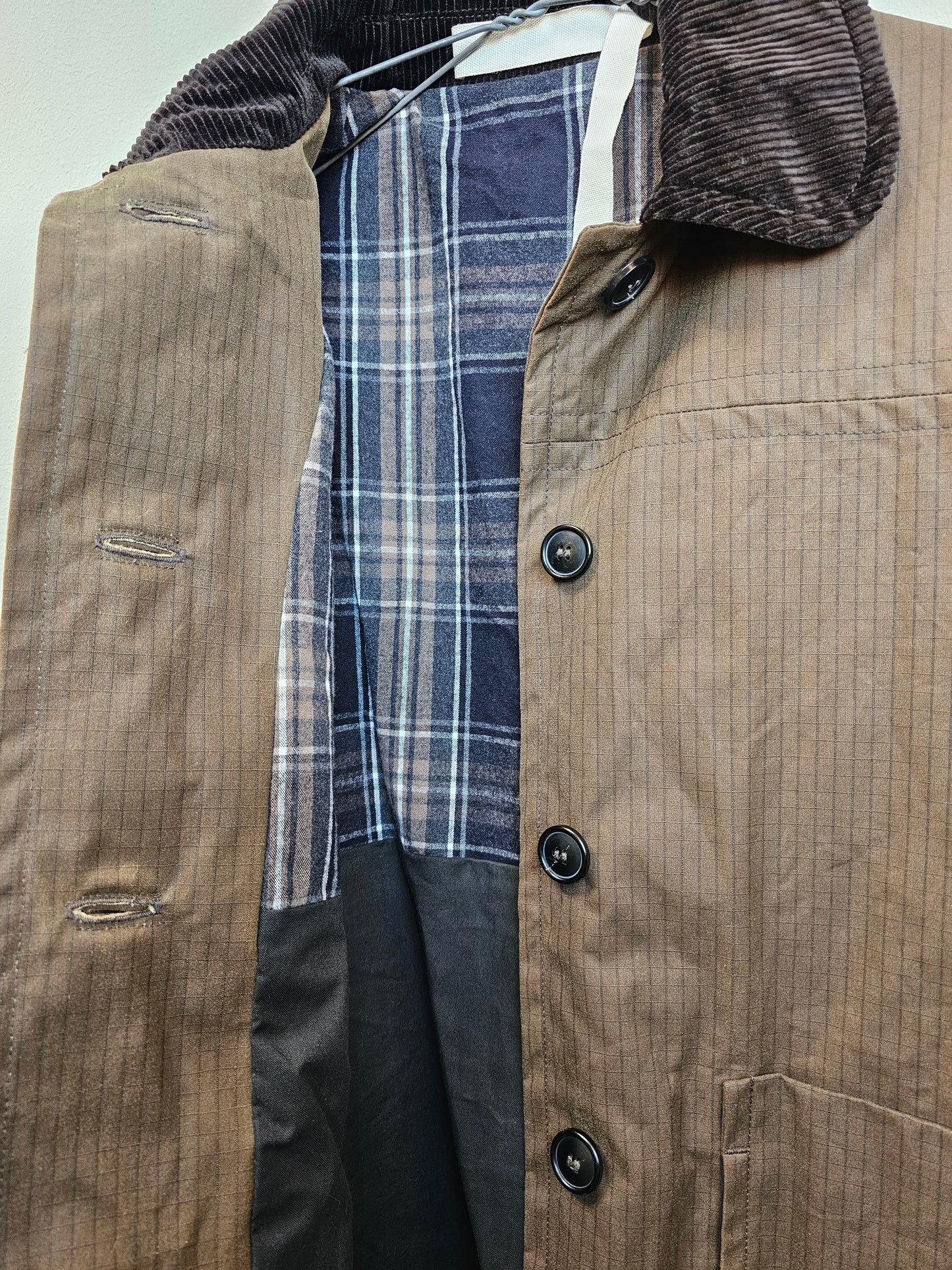aiayu - Jamie Jacket Ripstop Oilskin Silkwax, Bark