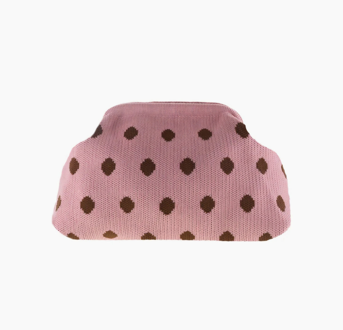 By Stær - Alba Clutch, Fås i 2 farver - Prikker Rosa/Brun & Prikker Brun/Creme