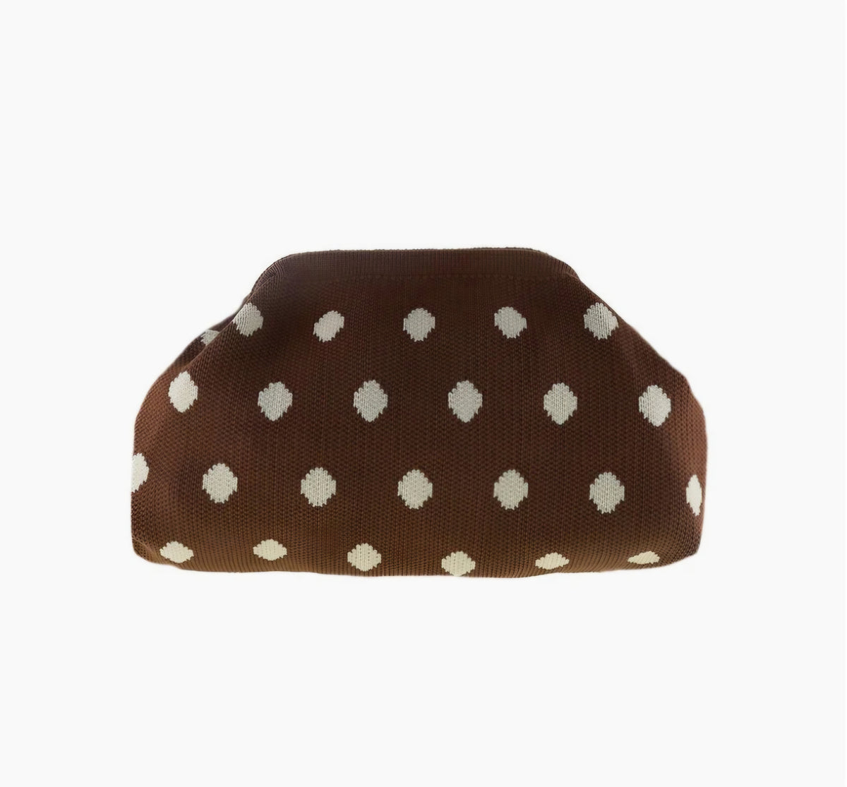 By Stær - Alba Clutch, Fås i 2 farver - Prikker Rosa/Brun & Prikker Brun/Creme