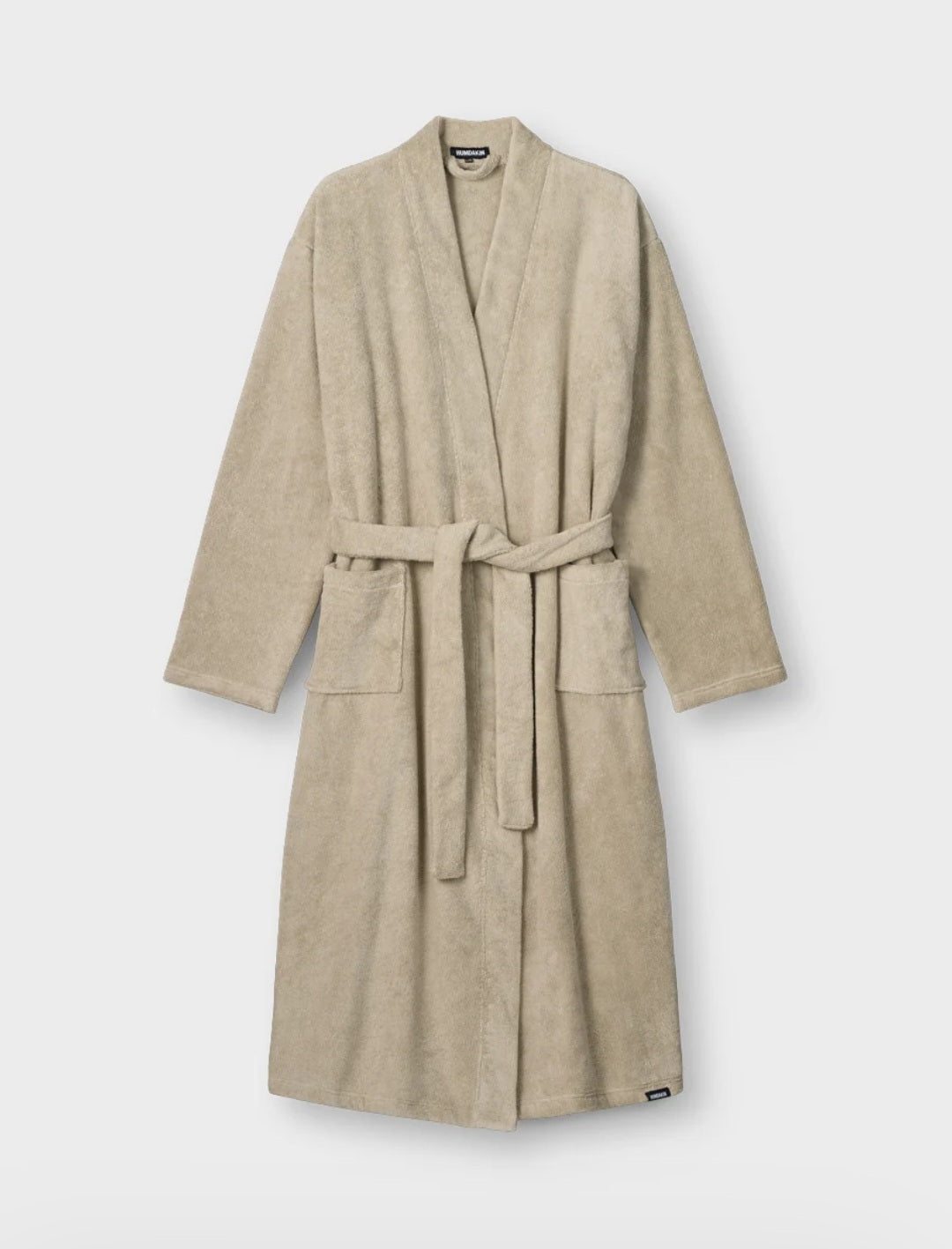 Humdakin - Cotton-Terry Weave-knit Robe, Organic Cotton, Fås i 2 farver - Waldorf & Light Stone