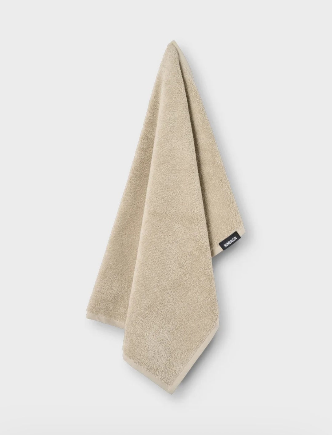 Humdakin - Cotton-Terry Weave-knit Guest Towel, Organic Cotton, Fås i 2 farver - Waldorf & Light Stone