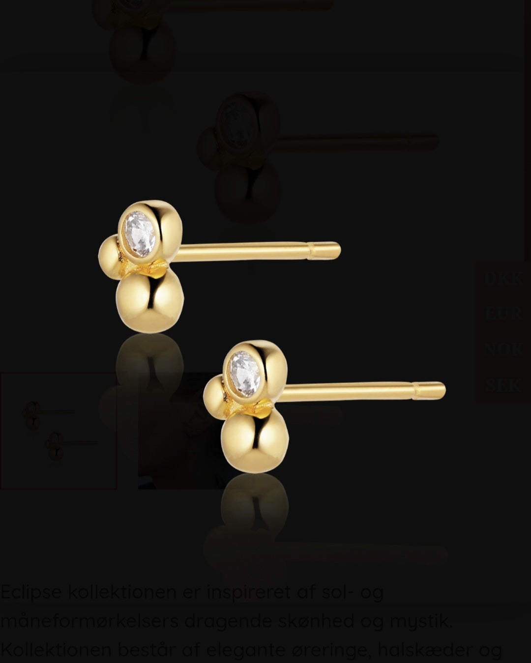 alura Copenhagen - Eclipse Earstud 16, Single