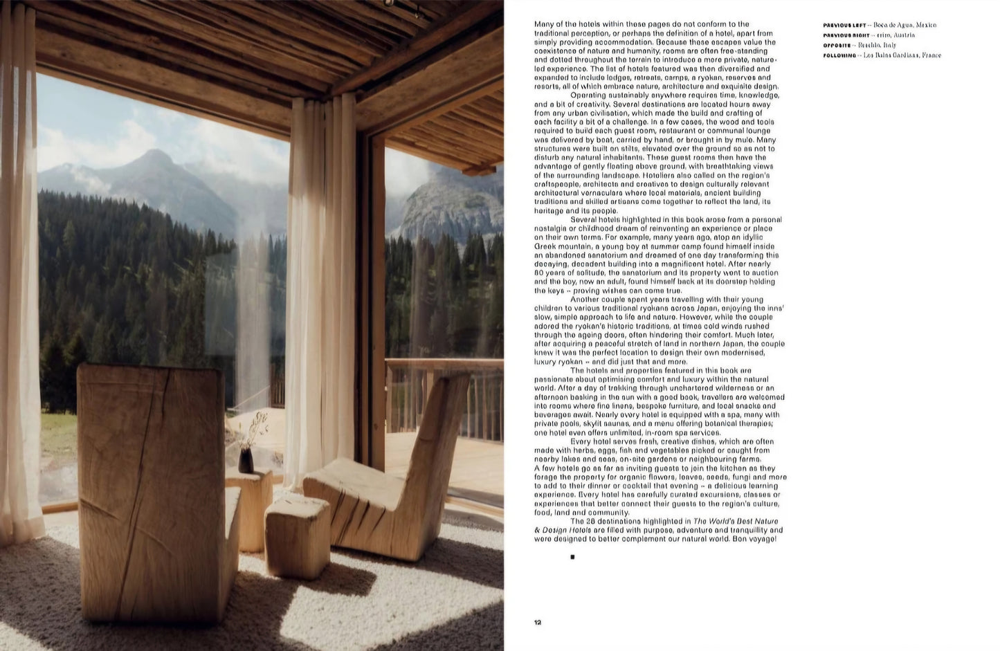 New Mags - The World´s Best Nature & Design Hotels