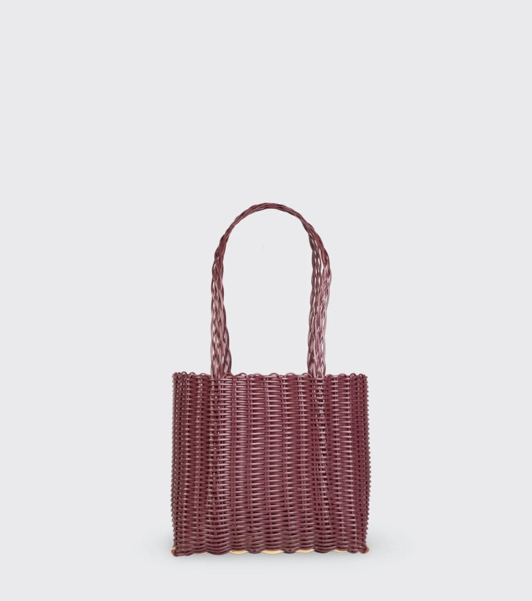 Rayas Collective - Basket Small, Maroon