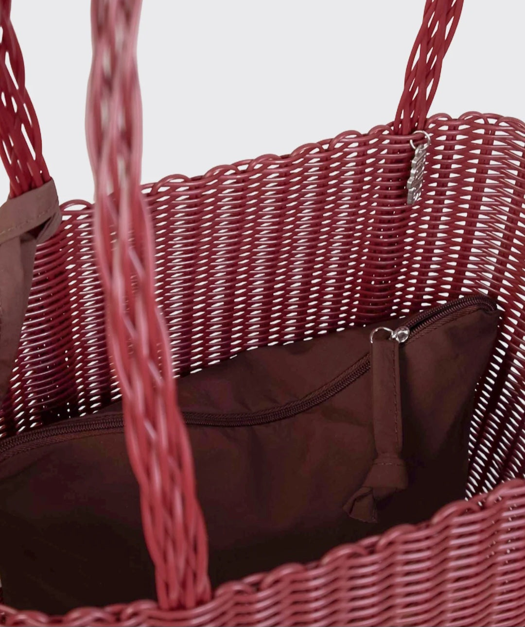 Rayas Collective - Basket Medium, Maroon
