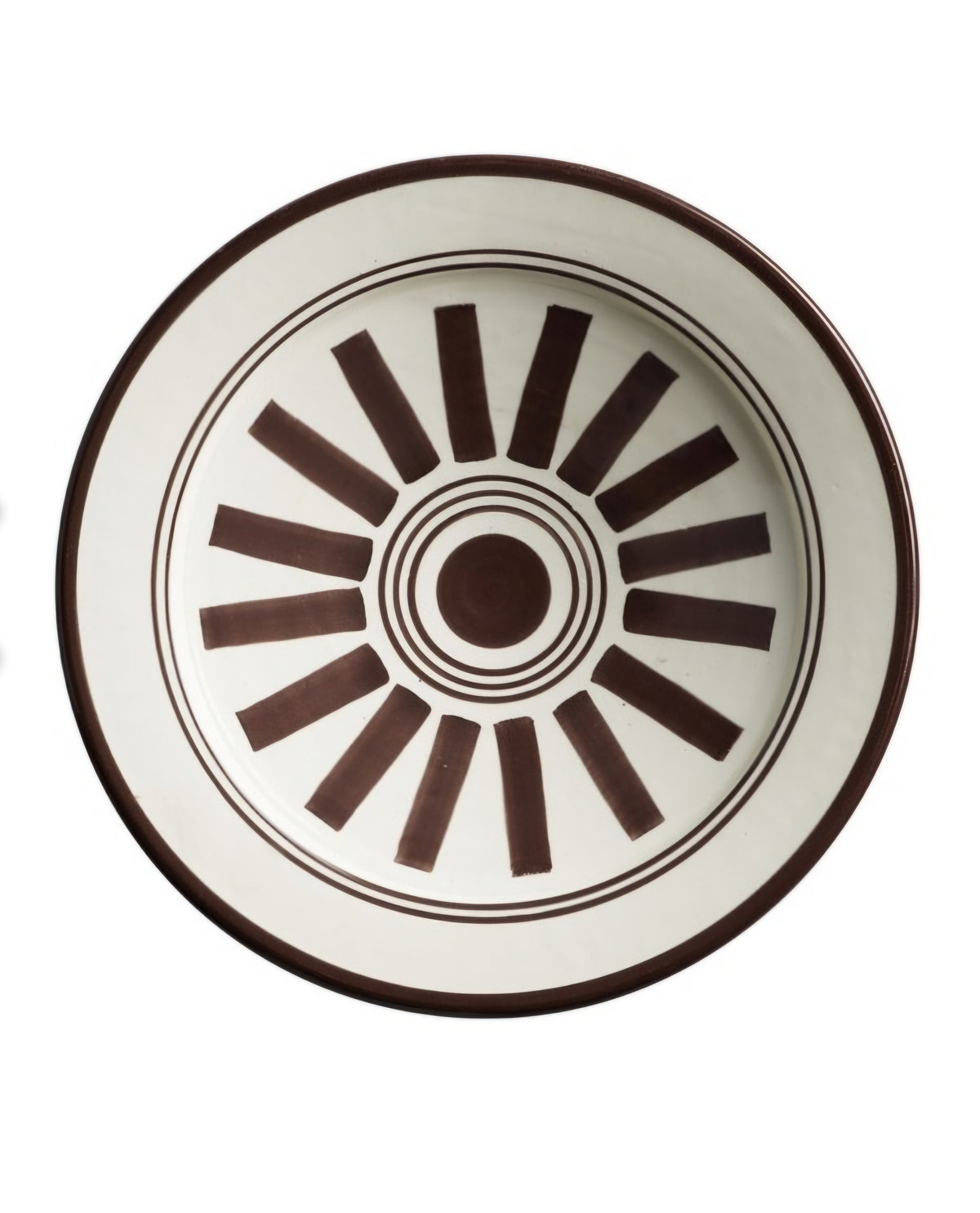 Tine K Home - Fad, Keramik, Mocca, Ø25xH5 cm.