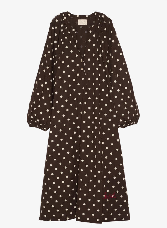 Sissel Edelbo - Lara Dress, Brown Dot