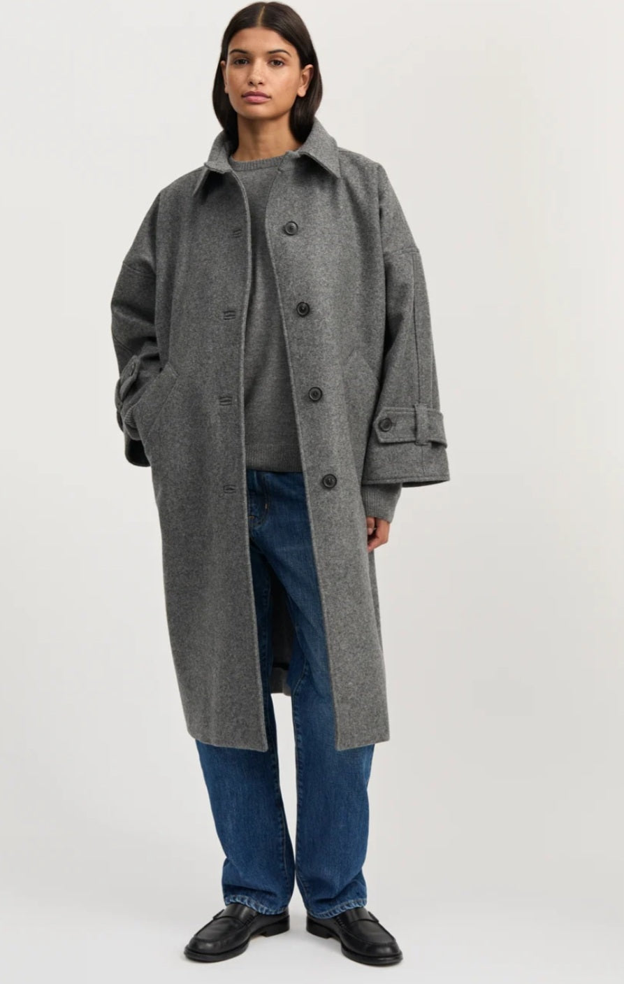 aiayu - Jo Coat Loden, Pure Grey