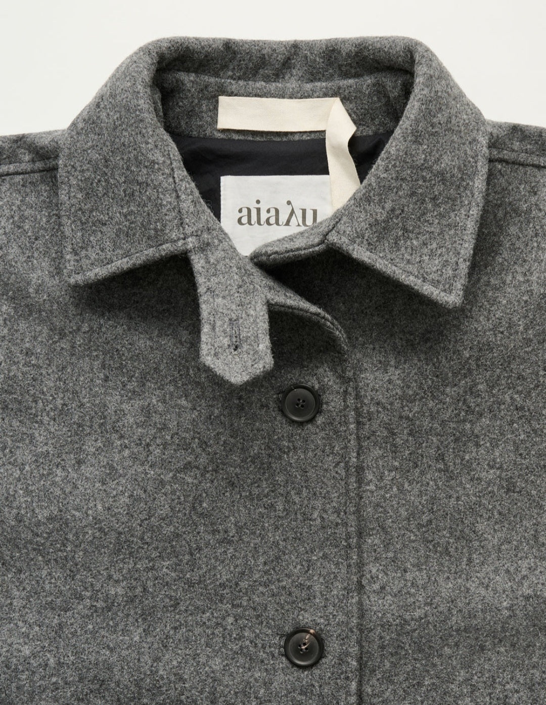 aiayu - Jo Coat Loden, Pure Grey