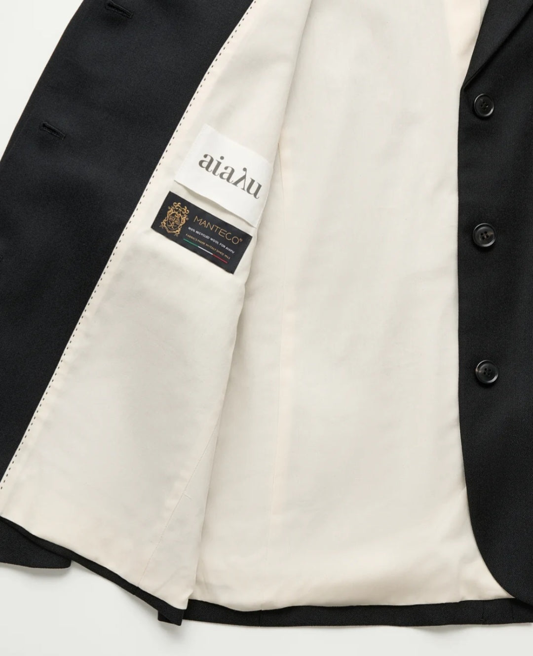 aiayu - Mason Blazer, Wool, Black