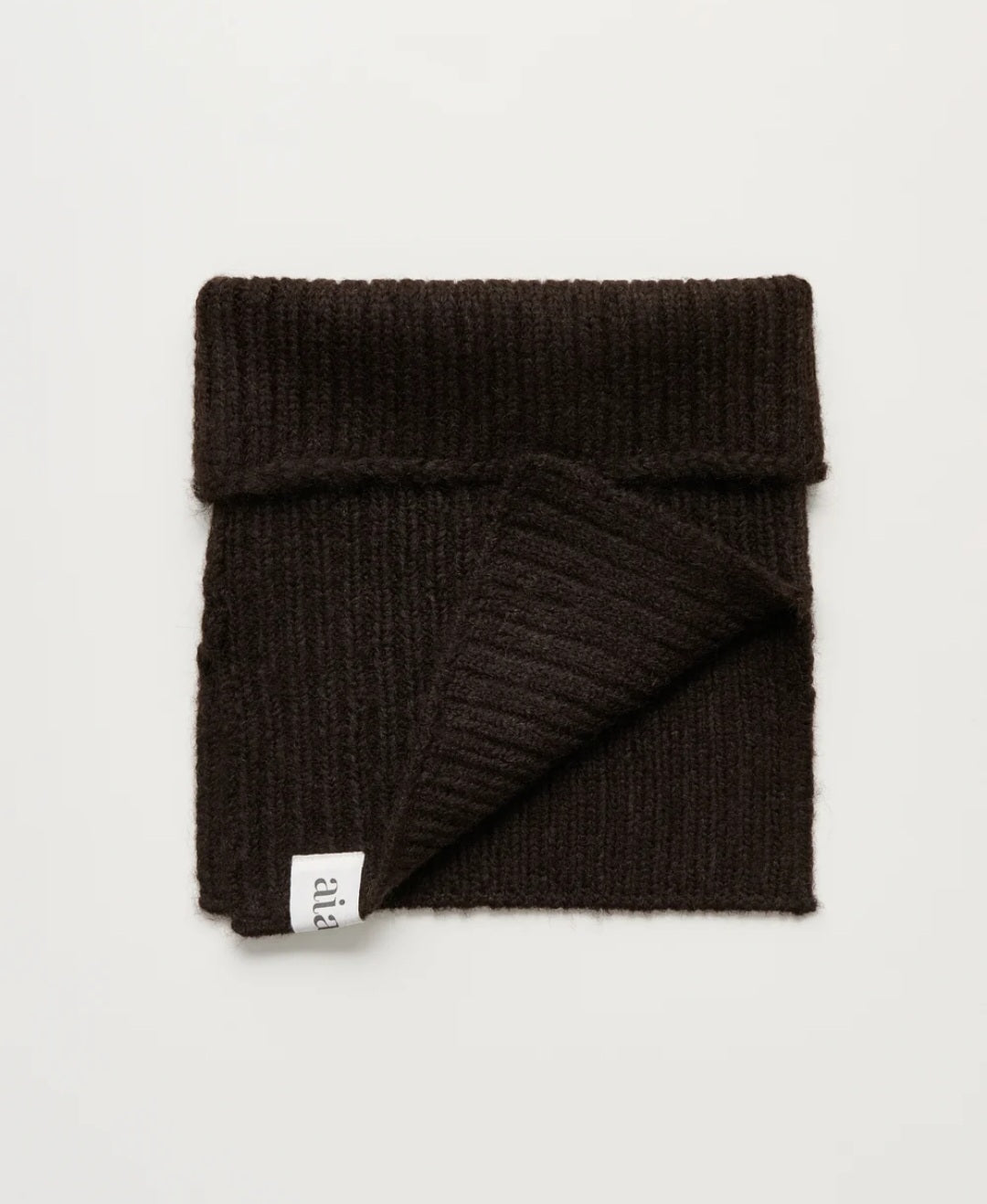 aiayu - Nellie Neck Warmer, Llama, Fås i 2 farver - Pure Chocolate & Pure Light Grey