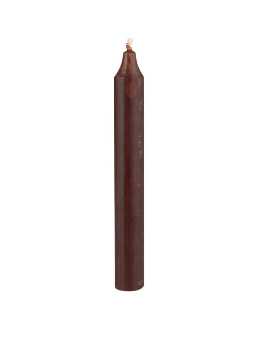 Ib Laursen - Kronelys, Chocolate, Rustik, Ø2,2xH18 cm.