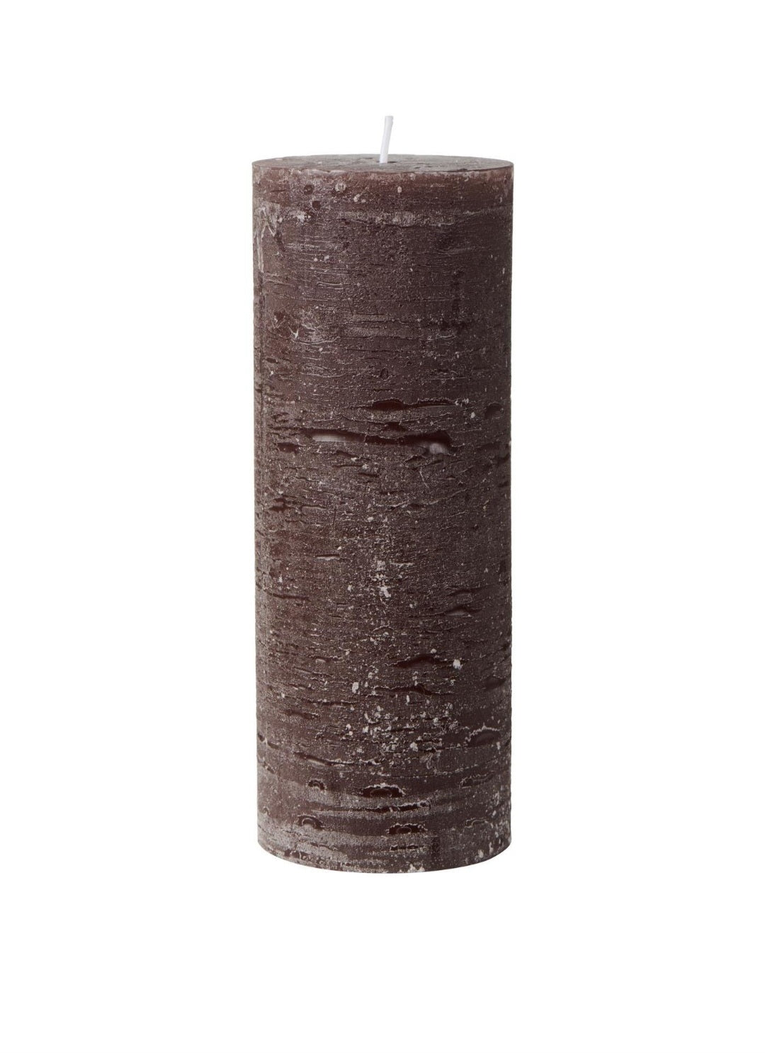Ib Laursen - Rustiklys, Ø6,8xH18 cm., Fås i 4 farver - Hvid, Kit, Hør & Chocolate