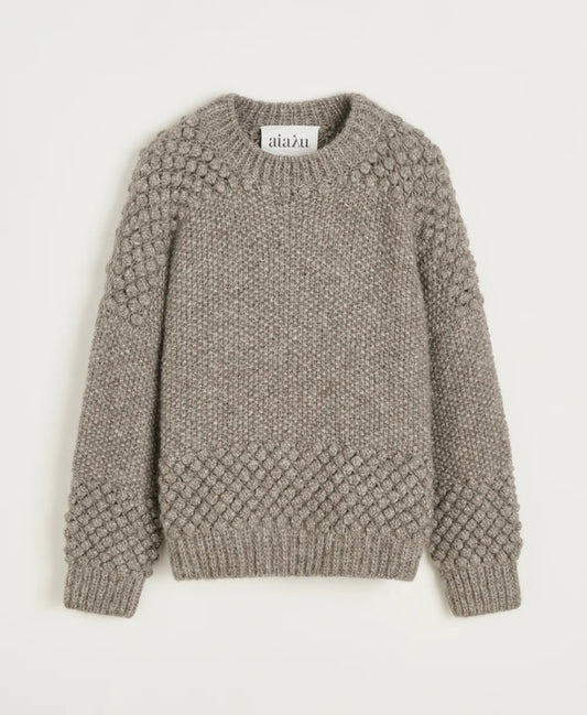 aiayu - Daniela Sweater, Llama, Pure Grey