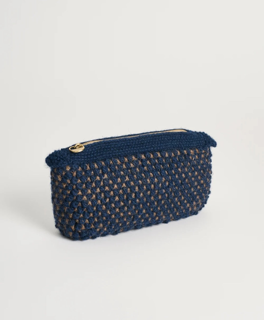 aiayu - Helen Classic Clutch, Mix Navy/Brownie