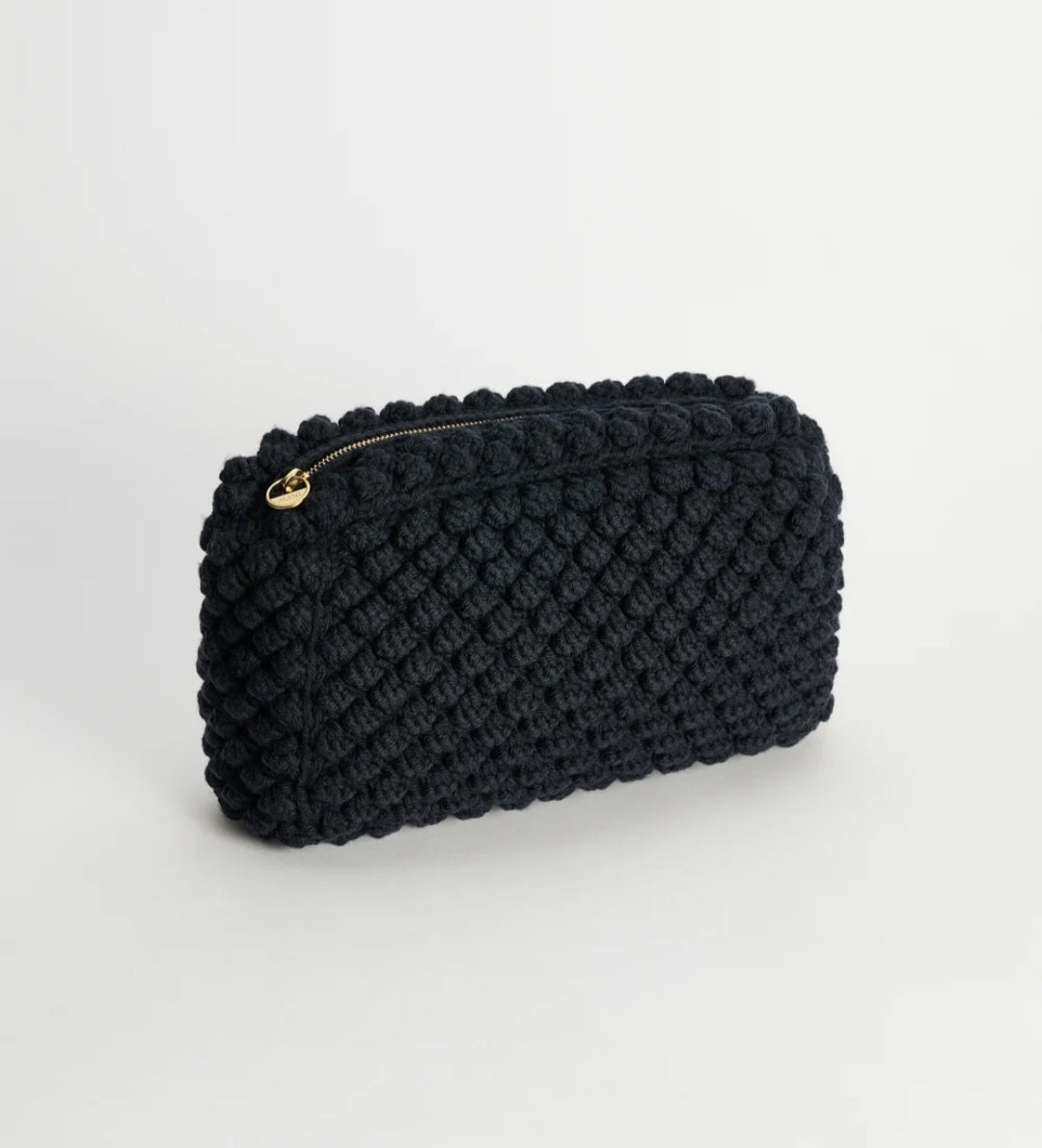 aiayu - Linn Clutch, Black Navy