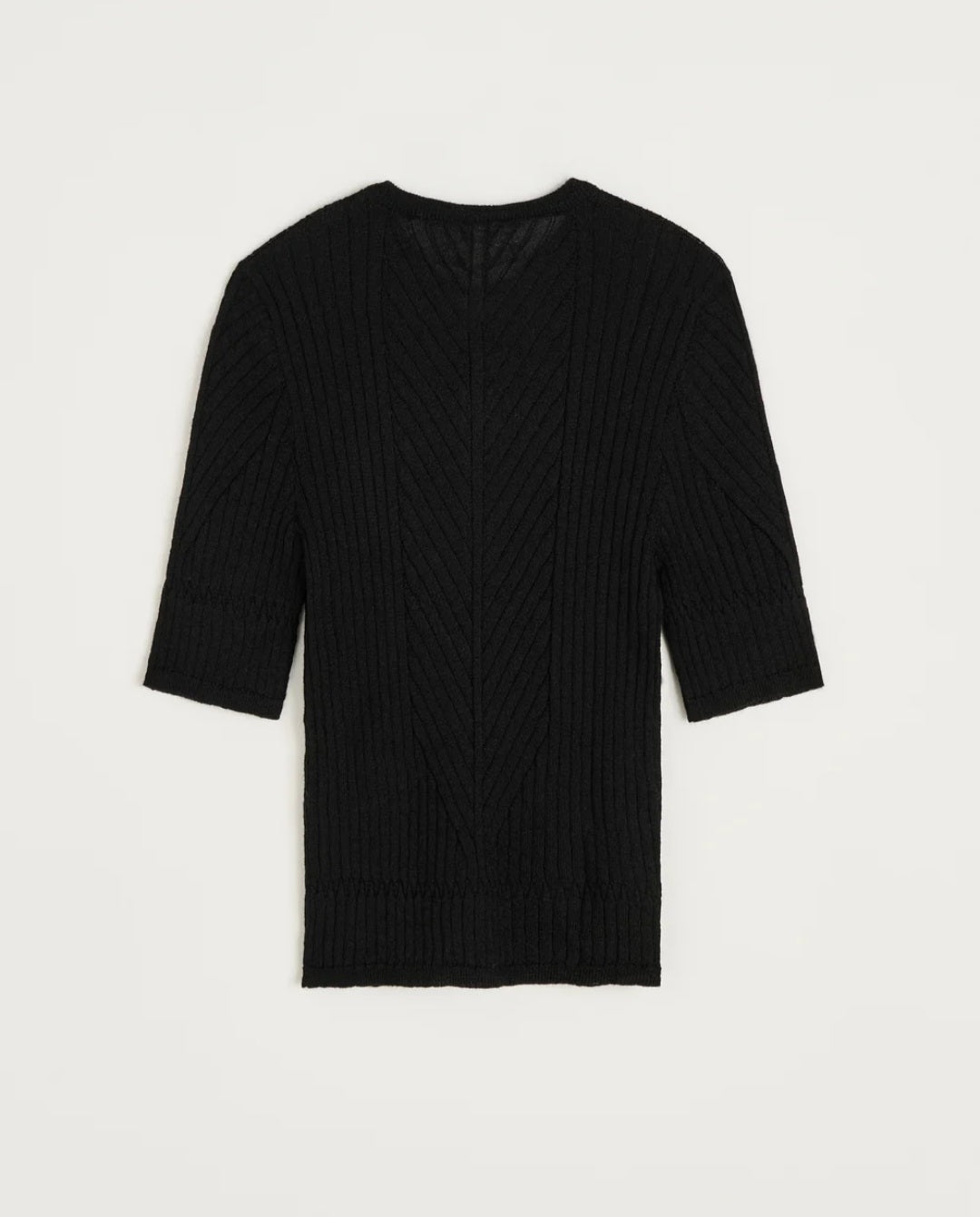 aiayu - Hira Cardigan, Llama, Black