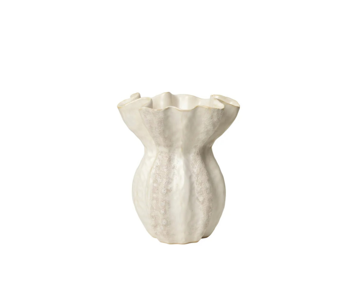 Broste Copenhagen - Cori Vase, Keramik, White, Fås i 2 størrelser