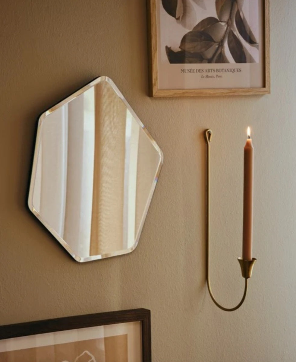 Broste Copenhagen - Ria Væglysestage, Fås i 2 farver - Brass Finish & Black