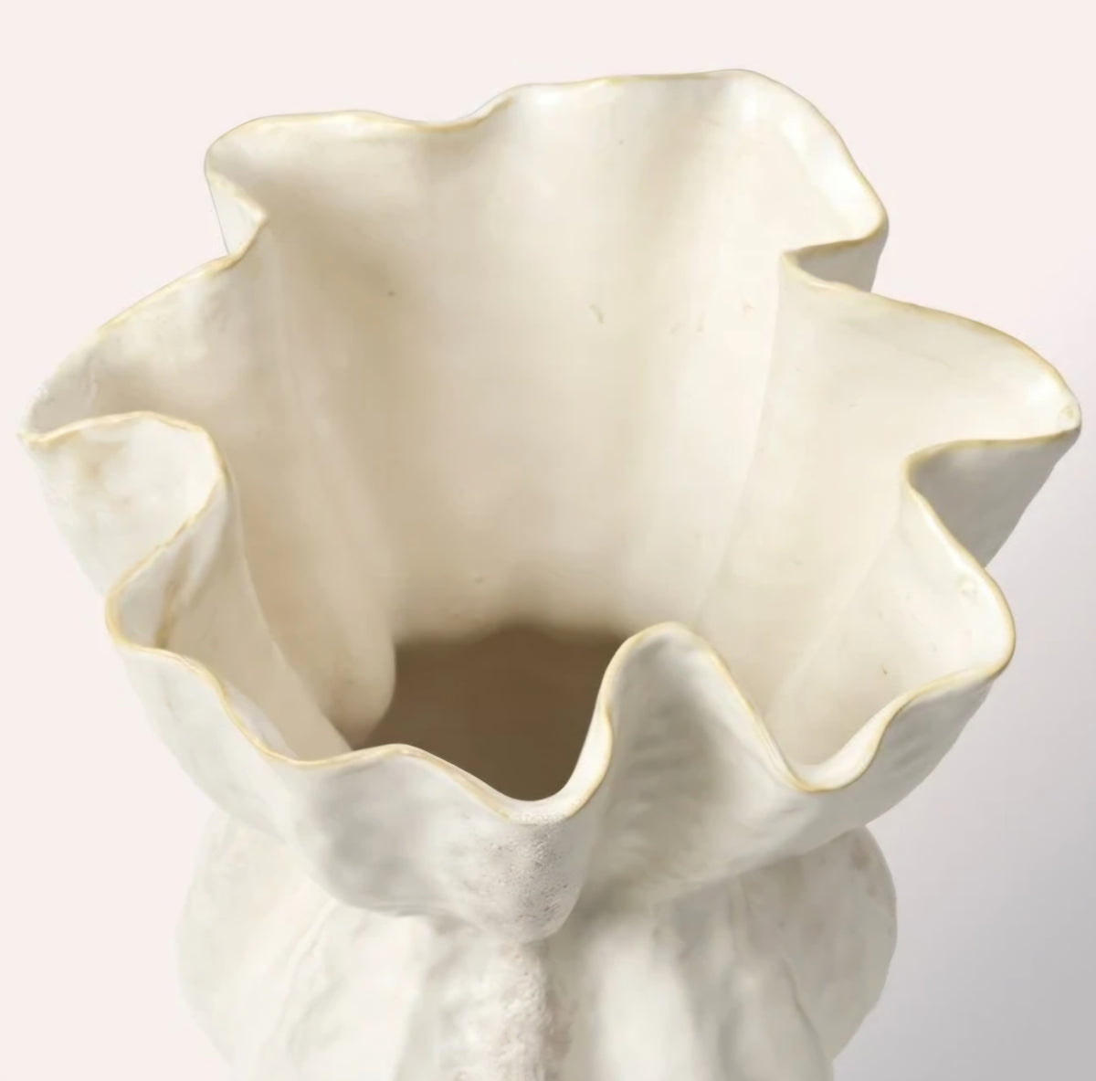 Broste Copenhagen - Cori Vase, Keramik, White, Fås i 2 størrelser