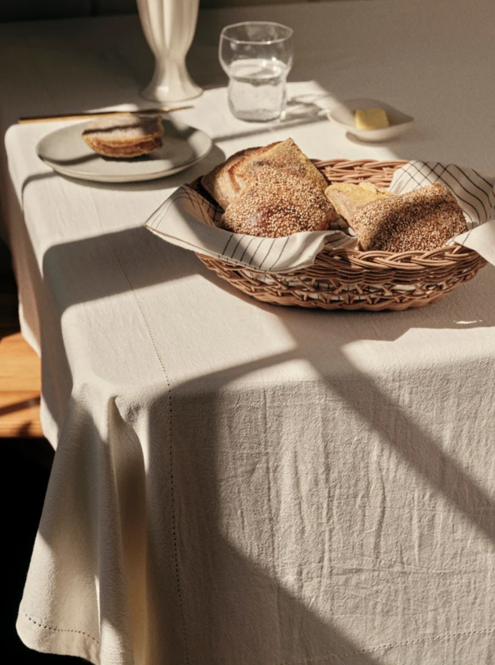 Broste Copenhagen - Emmy Kurv, Rattan, Natural Brown