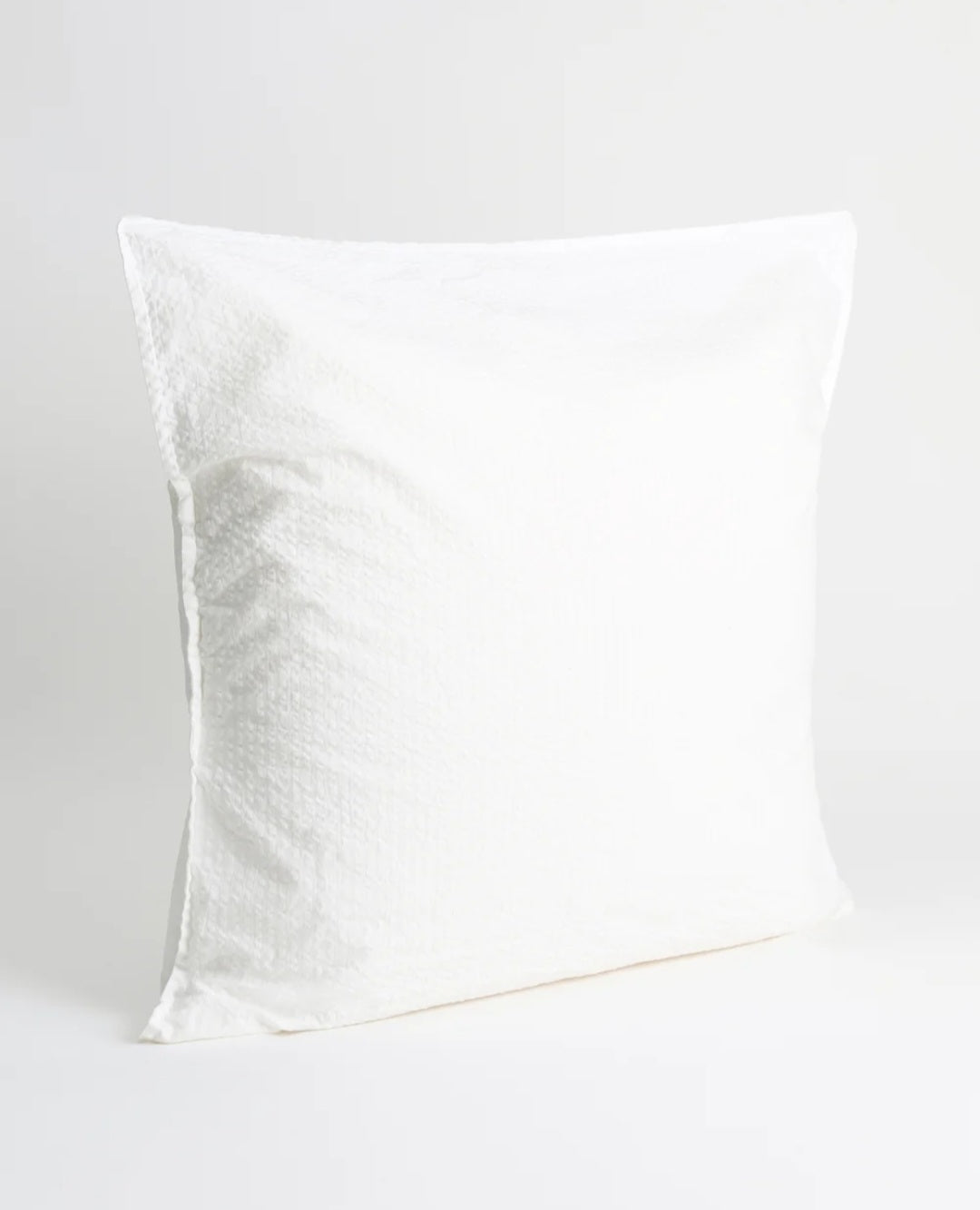 aiayu - Duvet Set Seersucker + Pillow Case, White, 140x200 cm.