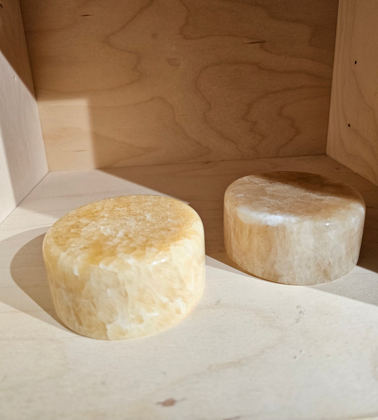 Unison - Marmor Lampe, Beige Poleret, S