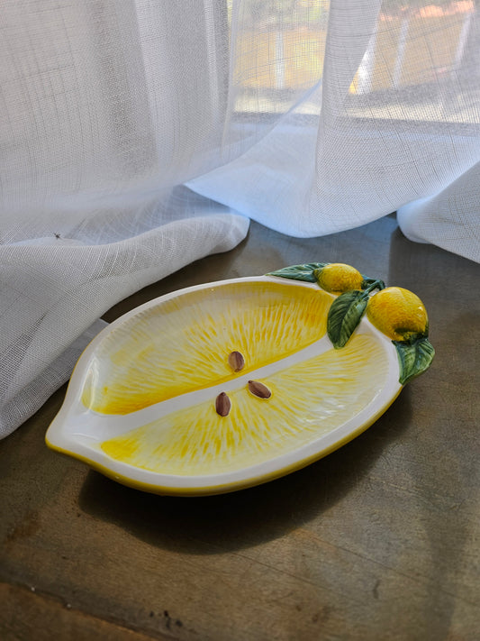 Caja Company - Citron Assiet, 18x12 cm.