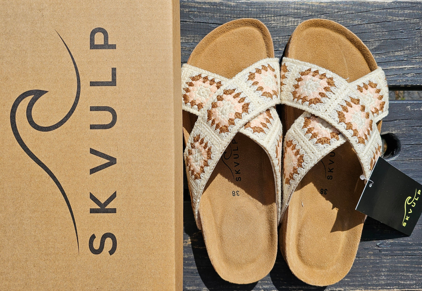 Morsø - Skvulp Bioslipper, Flower, Beige