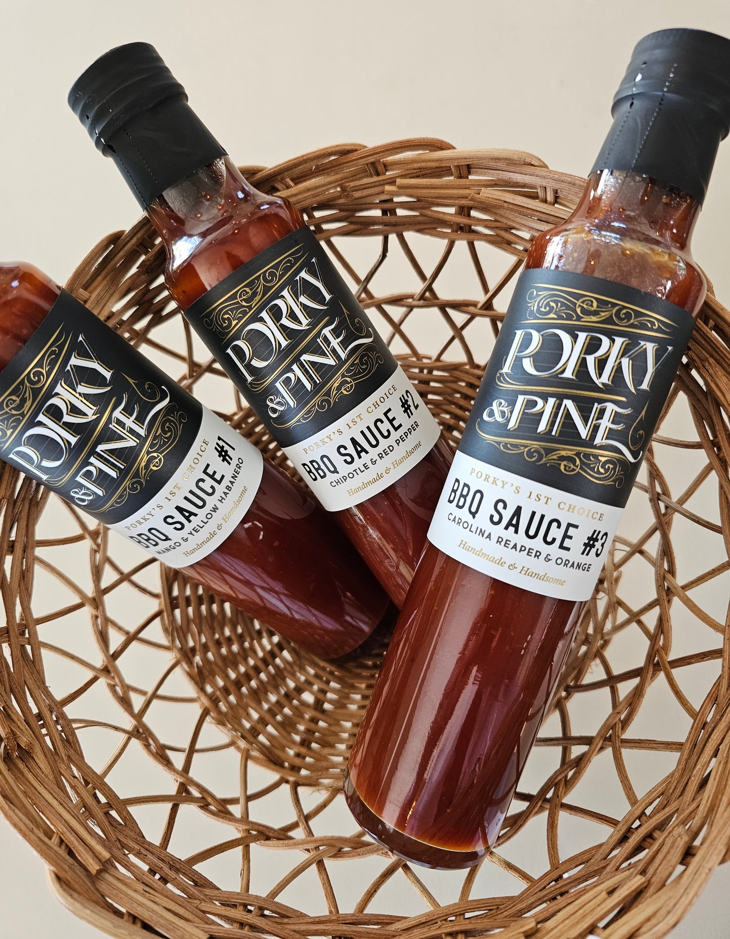 Noormann - Porky & Pine BBQ Sauce, Fås i 3 varianter