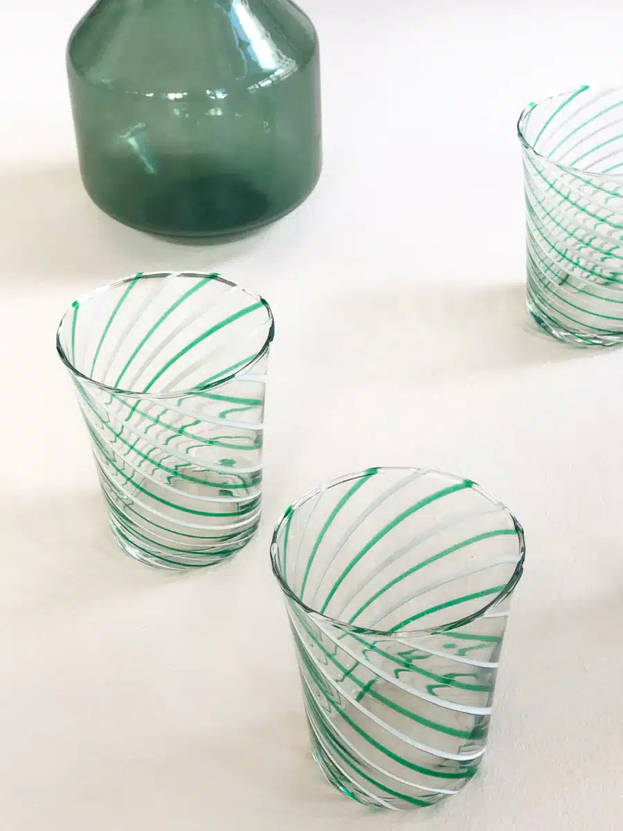 Stilleben - Concave Glass Twist, Green