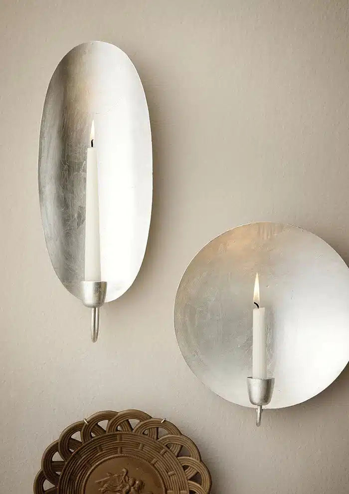 Bungalow - Wall Light Oval, Silver