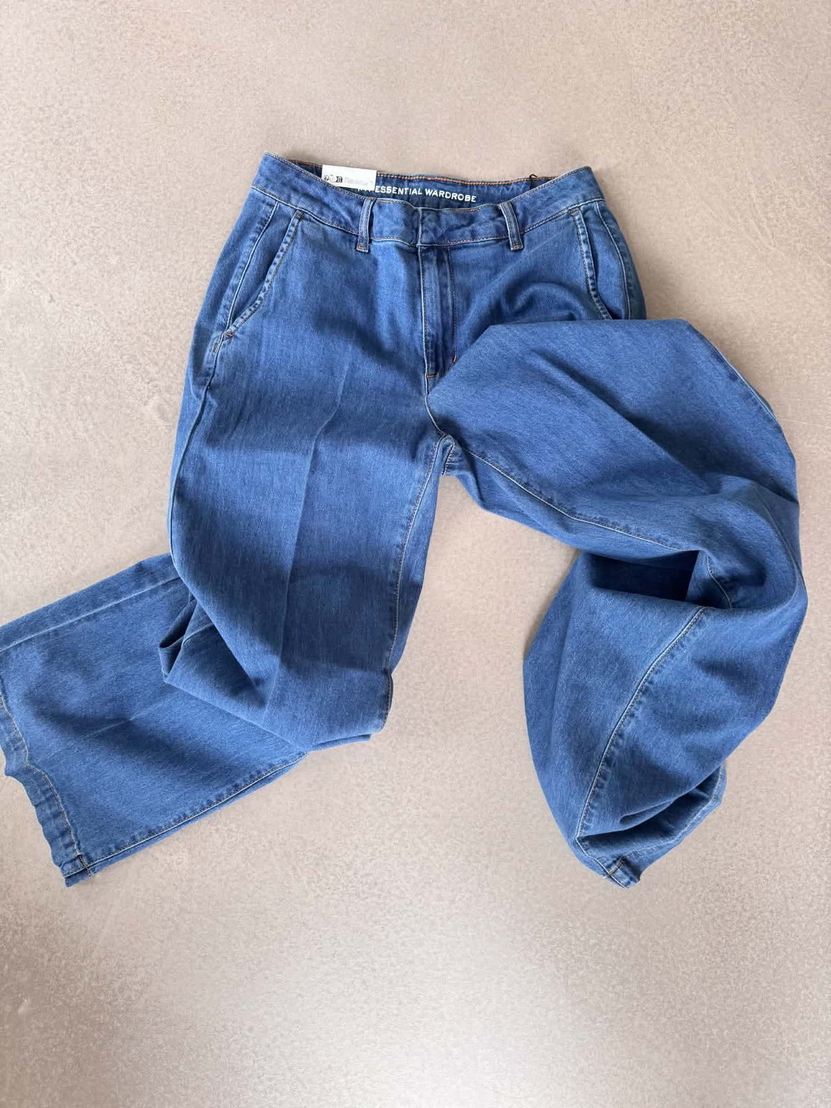 My Essential Wardrobe - Jeans Wide 30 The Lara 115, Medium Clear Blue Wash
