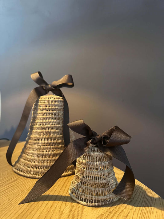 Tine K Home - Juleklokke, Palmefibre, Fås i 3 størrelser - 8, 18 & 25 cm.