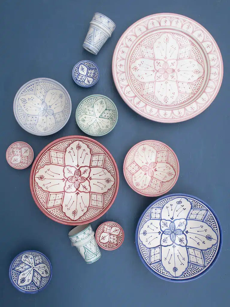 Craft Sisters - Atlas Pastel Platter Ø35, Blue