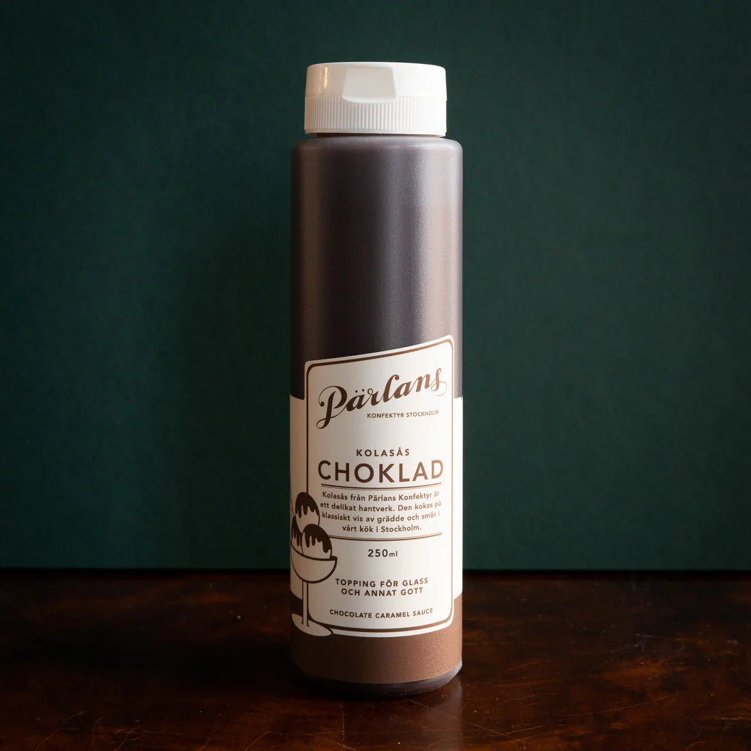 Pârlans Konfektyr Stockholm - Caramel Sauce squeeze bottle, Chokolade, 250 ml.