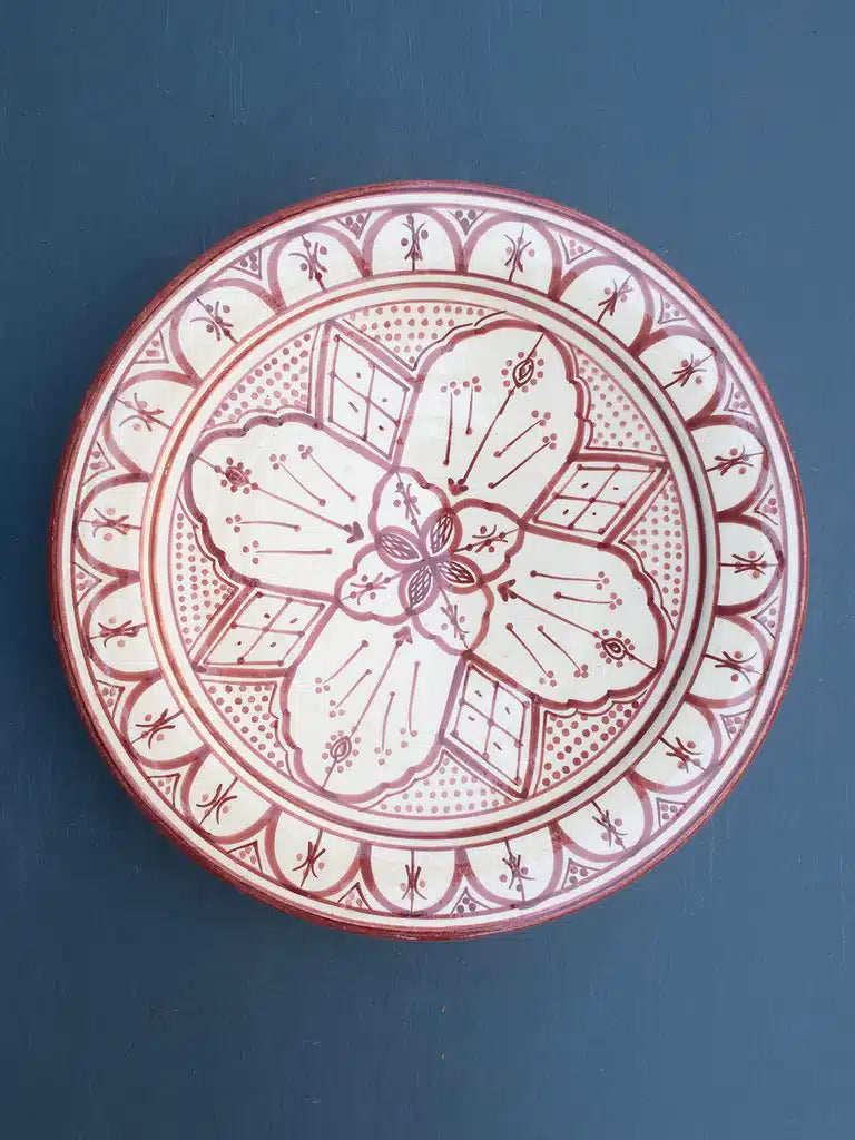 Craft Sisters - Atlas Pastel Platter Ø35, Bordeaux