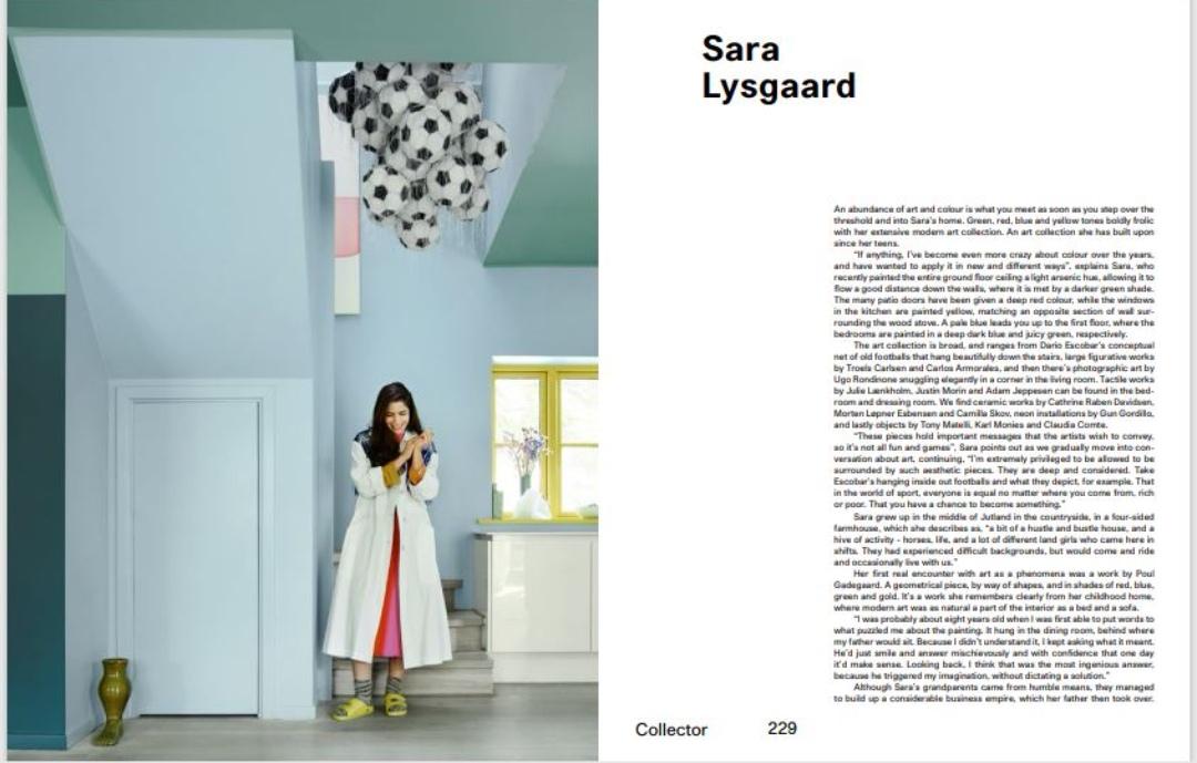 New Mags - Living with Art, Interior design