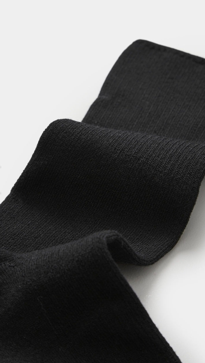 Aiayu - Cotton Rib Socks, Black