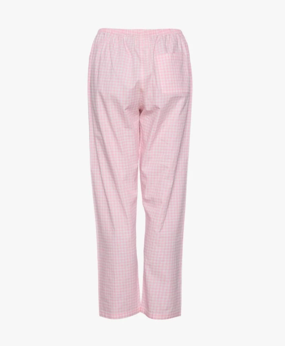 Sissel Edelbo - Asta Organic Cotton Pants, Pink Checks