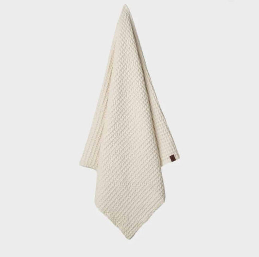 HUMDAKIN - Waffle Bath Towel, 70x135 cm, Shell