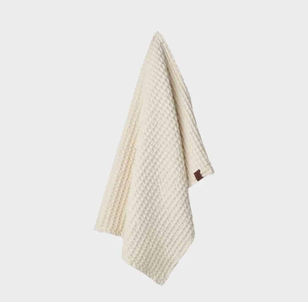 HUMDAKIN - Waffle Hand Towel, 55x80 cm, Shell