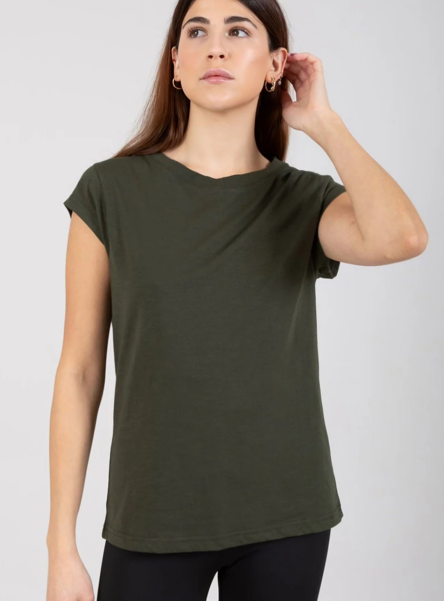 COSTER CC HEART BY COSTER COPENHAGEN - CC Heart Basic T-shirt, Hunter Green