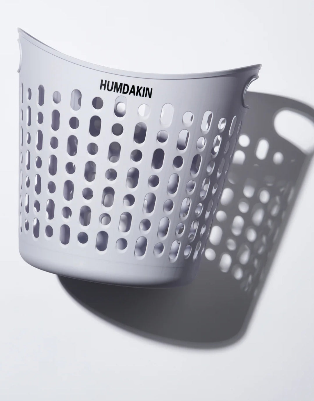 HUMDAKIN - Laundry Basket, Recycled Plastic, 40x39x39 cm., Blue Glass